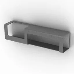 Wood Shelf Lattice Shape 3d model