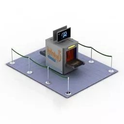 Scanner Airport Equipment 3d model