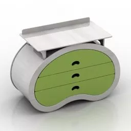 Curved Shape 1 3d model