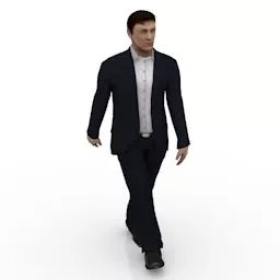 Character Man Walking 3d model