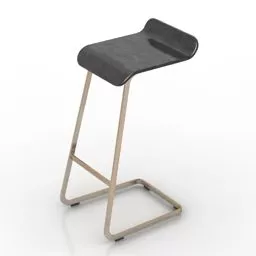 Bar Chair Alto Style 3d model