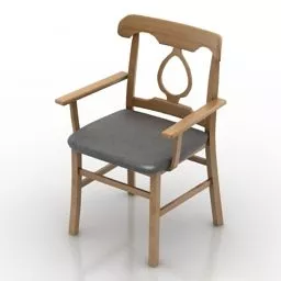 Armchair Fotel Country Style 3d model