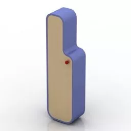 Kid Locker Stylist 3d model