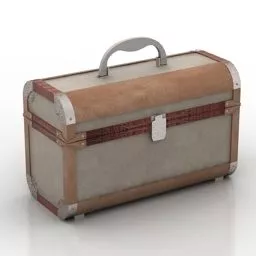 Classic Leather Bag 3d model