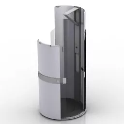 Shower Modernism Decorative 3d model
