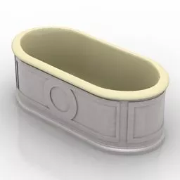 European Bathtub Devon 3d model