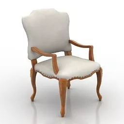 Antique Armchair Hooker 3d model