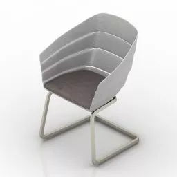 Armchair Edge Shape 3d model