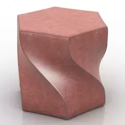 Seat Stylist Twist Cylinder 3d model