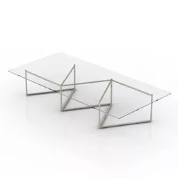 The Rattan Bedside Table 3d model