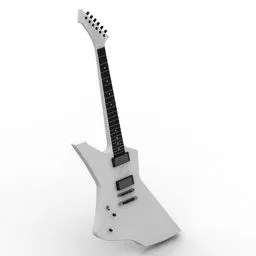 Electric Guitar Esp 3d model