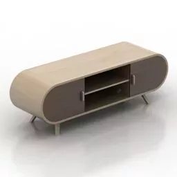 Modernism Round Edge Locker 3d model
