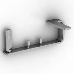 Bathroom Modern Hanger Wall Mount 3d model