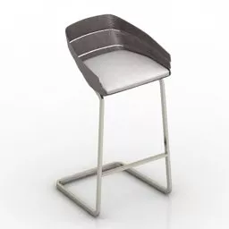Classroom Chair With Table 3d model