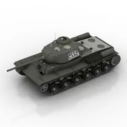 Russian Tank Kv85 3d model