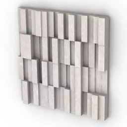 Panel Mosaic Decoration 3d model