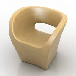 Bar Stool Tulip Shape 3d model