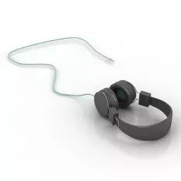 Headphones Wire Style 3d model