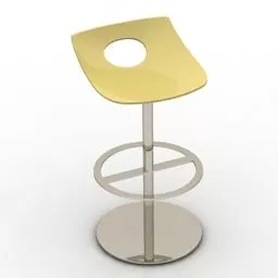 Classroom Wood Chair 3d model