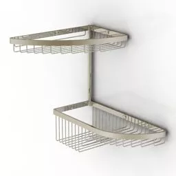 Corner Sanitary Shelf Colombo 3d model