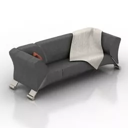 Fabric Sofa Rolf 3d model