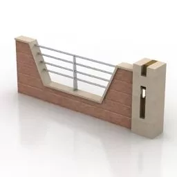 House Gate 3d model