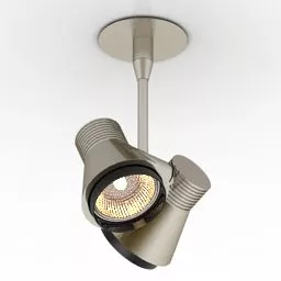 Rustic Ceiling Lamp Hanging With Chain 3d model