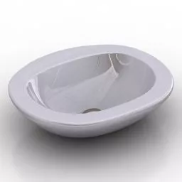 Porcelain Sink 3d model