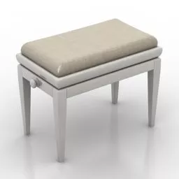 Piano Seat 3d model