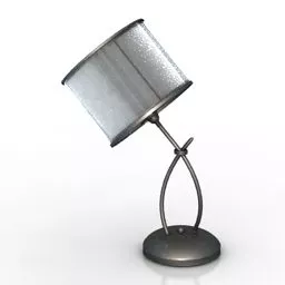 Modern Bedside Table White Color 3d model