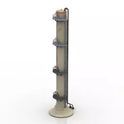 Pipe Column Decoration 3d model