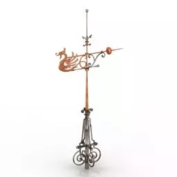 Decoration Rail Column 3d model