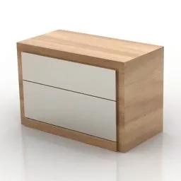 Nightstand Contemporary 3d model
