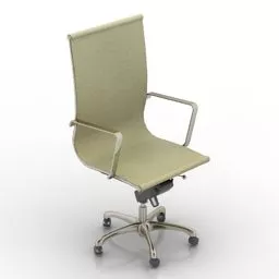 Green Sofa Armchair With Cushion 3d model