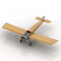 Ww1 Aircraft Fokker Eiii 3d model