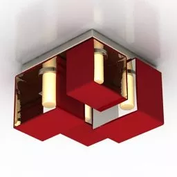 Golden Base Lamp Jade Shade 3d model