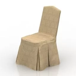 Home Office Computer Chair Inox Frame 3d model