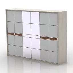 Simple Clothing Wardrobe 3d model