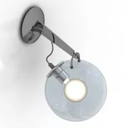 Rustic Ceiling Lamp Hanging With Chain 3d model