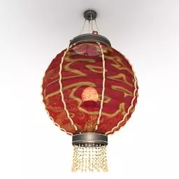 Lantern Lamp Chinese 3d model
