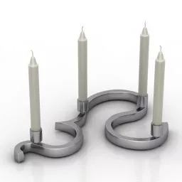 Candlestick Lamp Driada 3d model Candlestick Lamp Driada 3d model