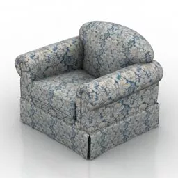 Vintage Armchair Old Texture 3d model