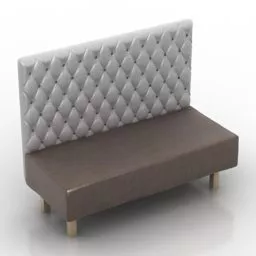 Waiting Chesterfield Sofa 3d model