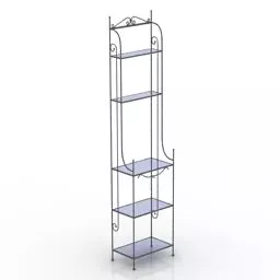 Stainless Steel Shelf 3d model