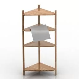 Corner Shelf Rack 3d model
