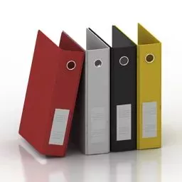 Office Folders Collect 3d model