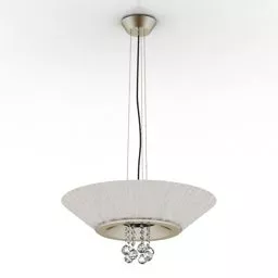 Golden Base Lamp Jade Shade 3d model