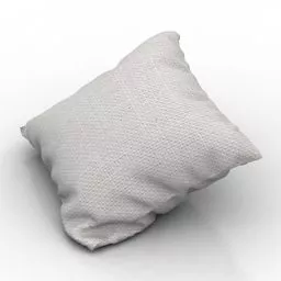 Grey Pillow Realistic 3d model