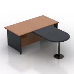 The Bedside Table With Open Space 3d model