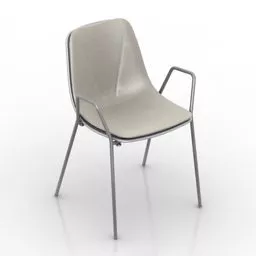 Coffee Armchair Iris 3d model